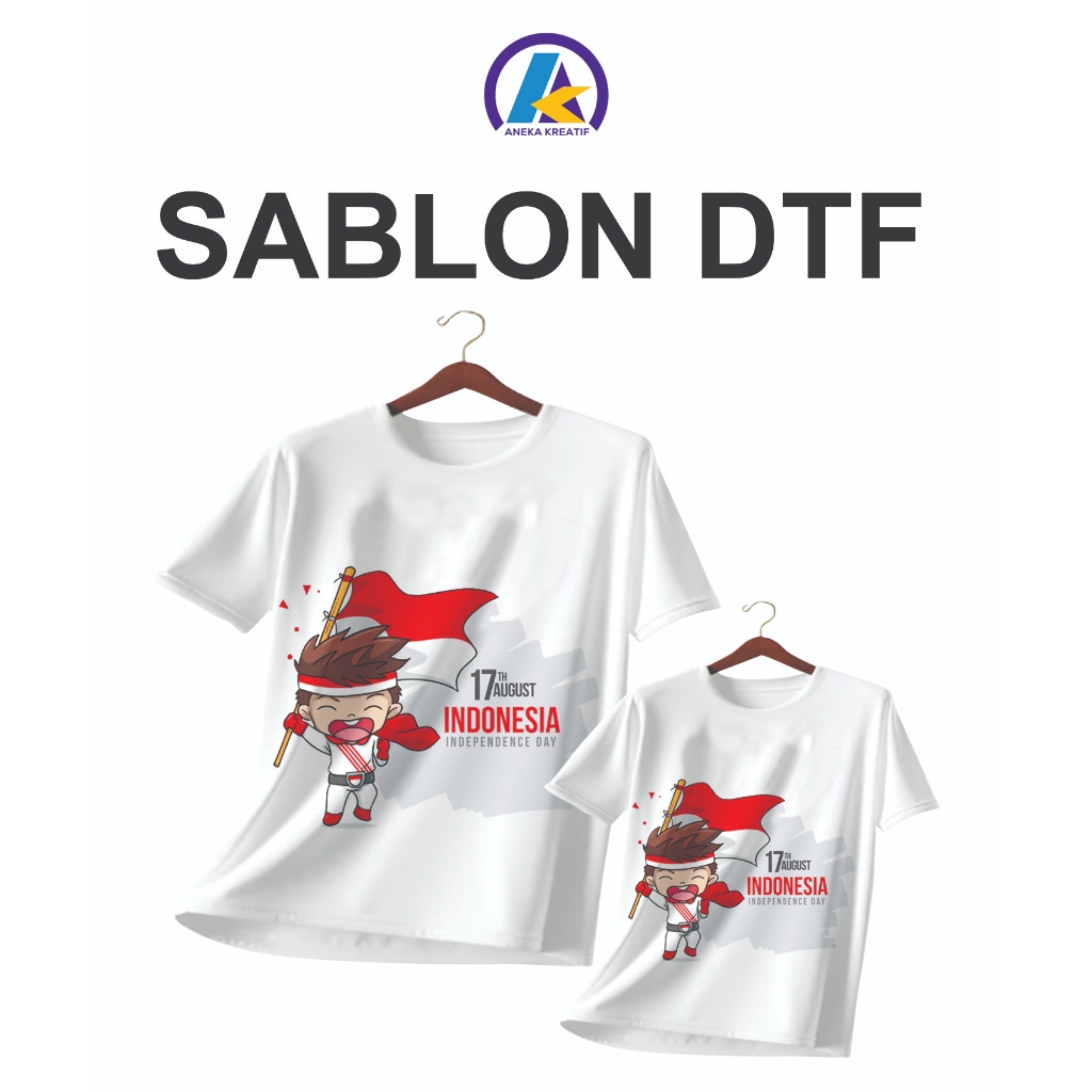 BAJU KAOS DISTRO PRIA 17 AGUSTUS KEMERDEKAAN HUT 80