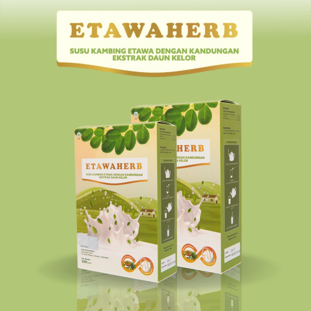

BROSUR ETAWAHERB Susu Etawalin Bubuk Plus Daun Kelor