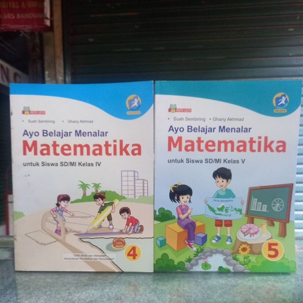 BUKU AYO BELAJAR MENALAR MATEMATIKA IV V SD/MI KELAS 4 5  YRAMA WIDYA