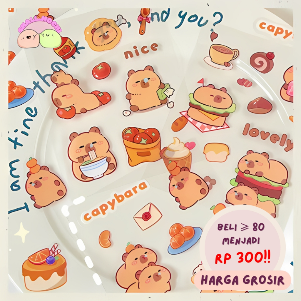 

Stiker 1 Lembar Decor Gantungan Acrylic Case Holder Notebook Laptop Casing Hp Botol Minum SD12