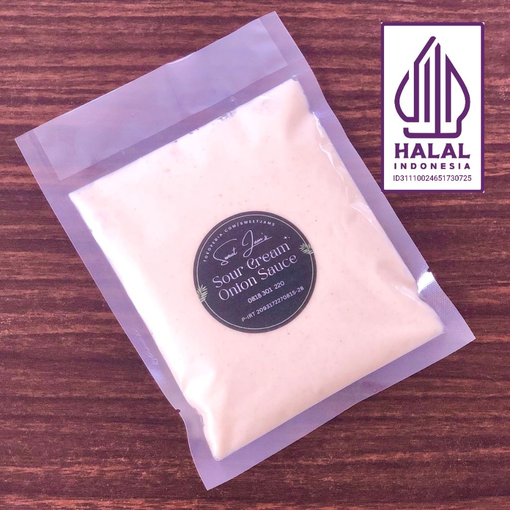 

Sour Cream Onion Sauce Halal / Saos Bawang Bombay