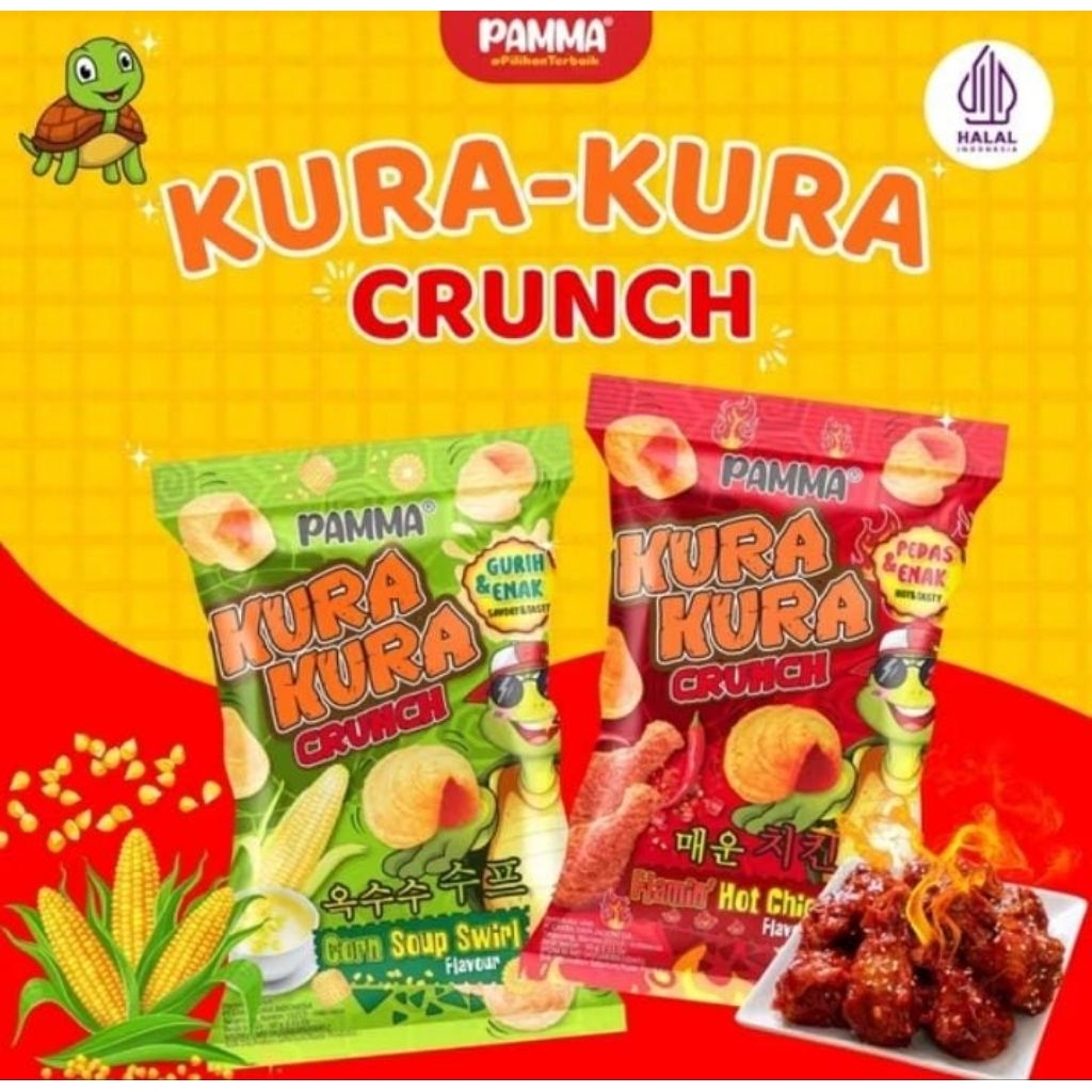 

PAMMA KURA KURA CRUNCH GURIH & ENAK 60gr