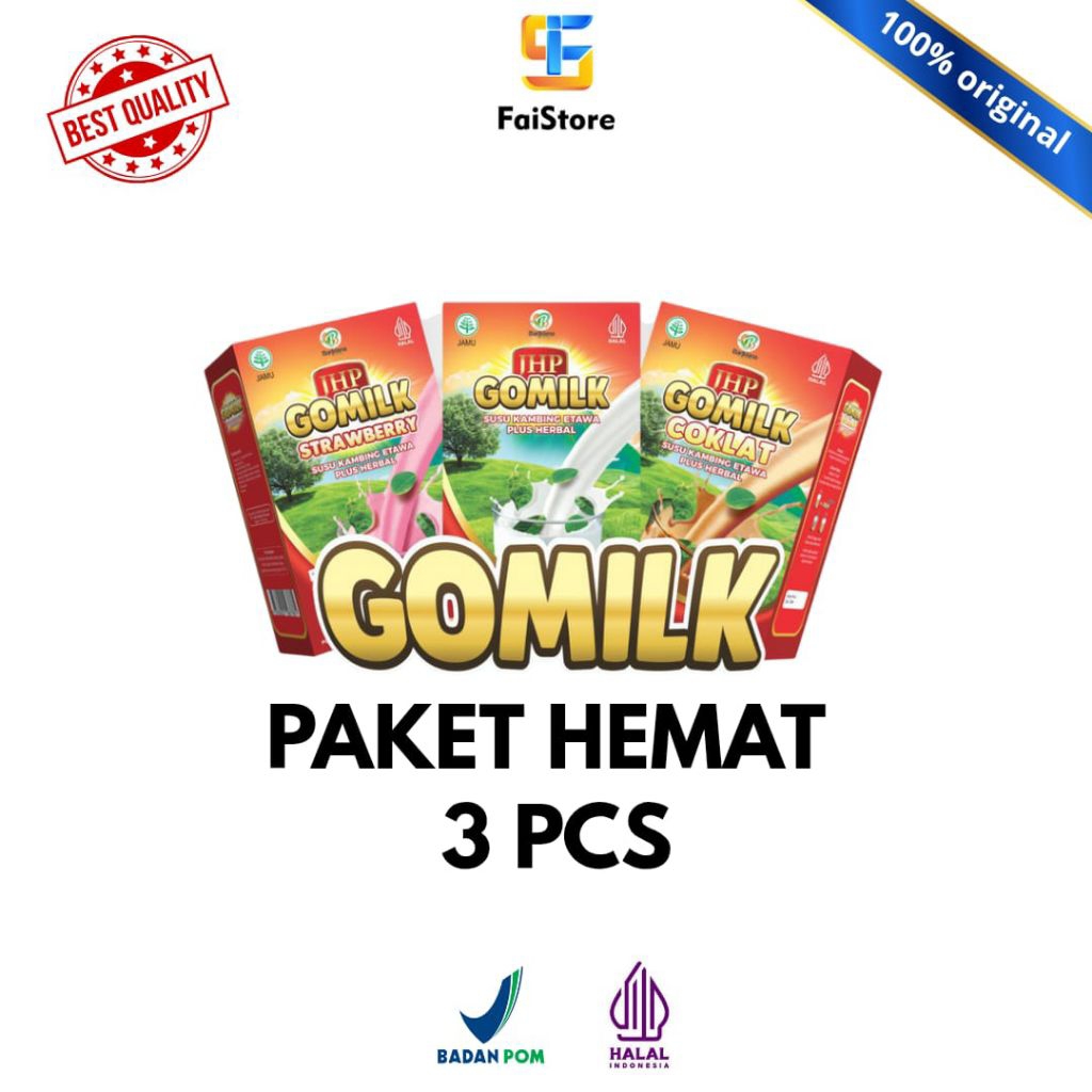 

SUSU KAMBING ETAWA GOMILK PAKET HEMAT