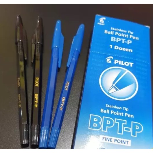 

Pulpen _ Ballpoint Pilot BPT-P hitam _ biru_Alat Tulis_Kantor