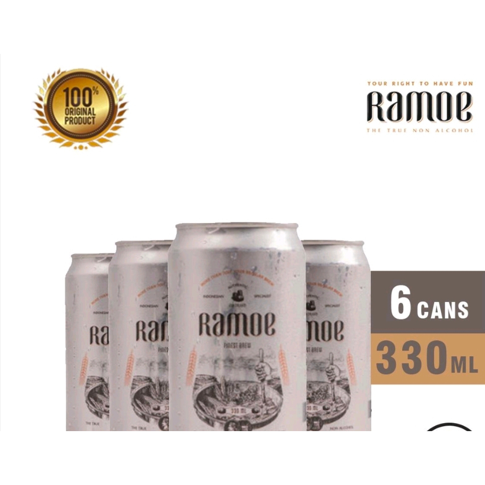 

Ramoe 330 ml - Beer non alkohol - 6 kaleng
