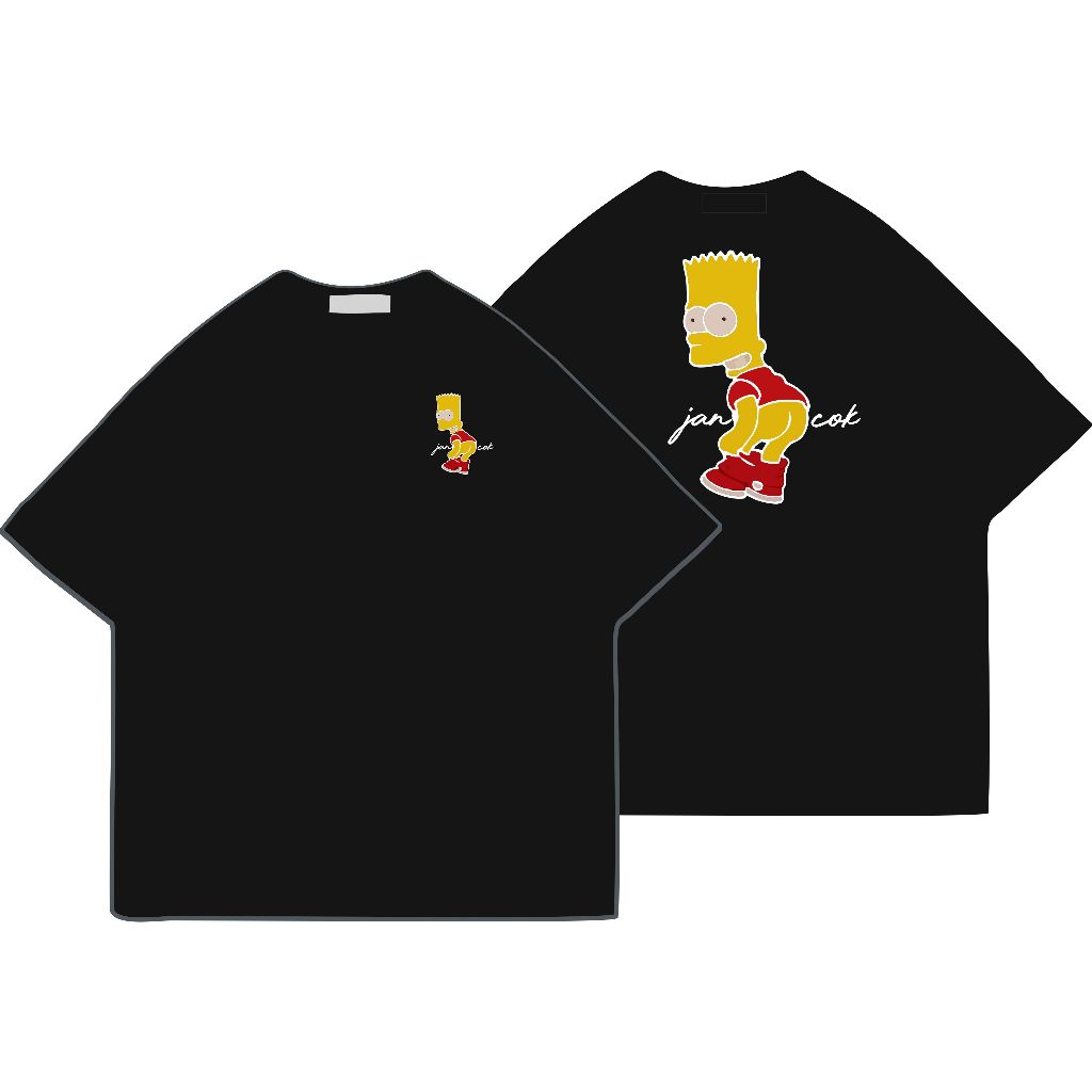 Jancok Baju Kaos Kata Kata Jawa Culture Tshirt Distro Pria Hitam Dewasa