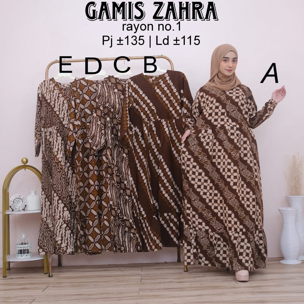 gamis zahra