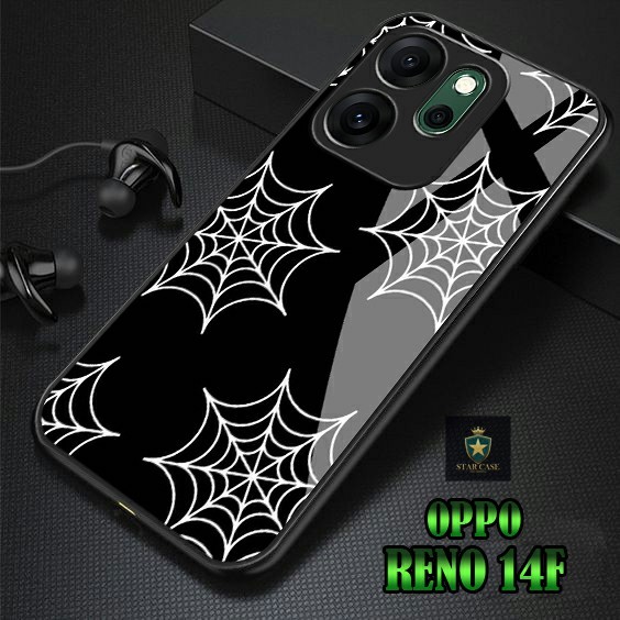 Softcase Glass Hp Terbaru Oppo Reno 14f 5G 2025 silikon Hp ada pelindung camera Case Mewah Casing Op