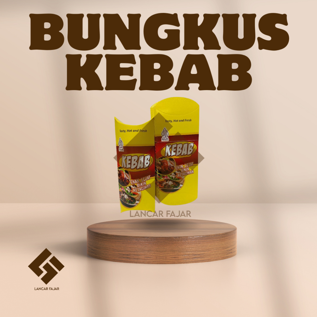 

[50 biji] Bungkus Kebab motif | kemasan kebab kantong kebab murah | bungkus kebab | kertas kebab beberapa varian gambar