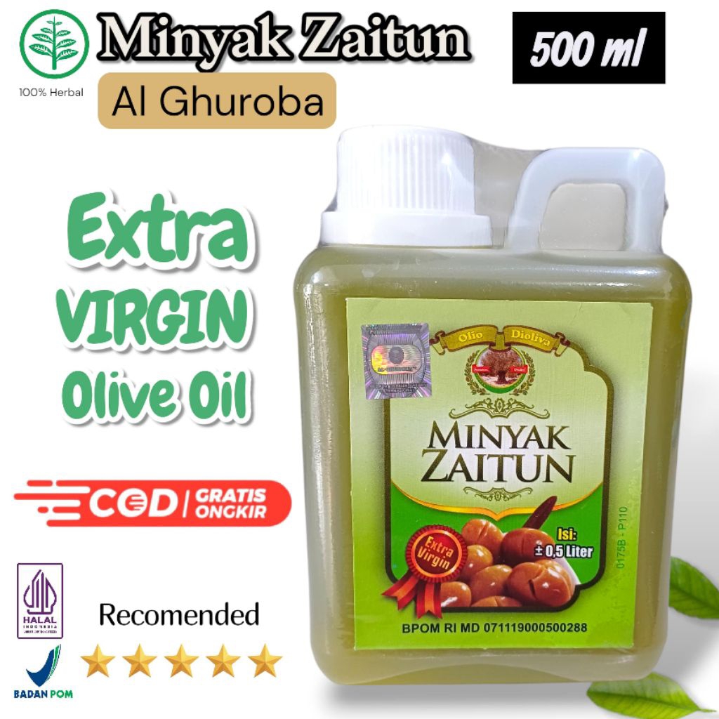 

Minyak Zaitun Extra Virgin 500 ml Al ghuroba'