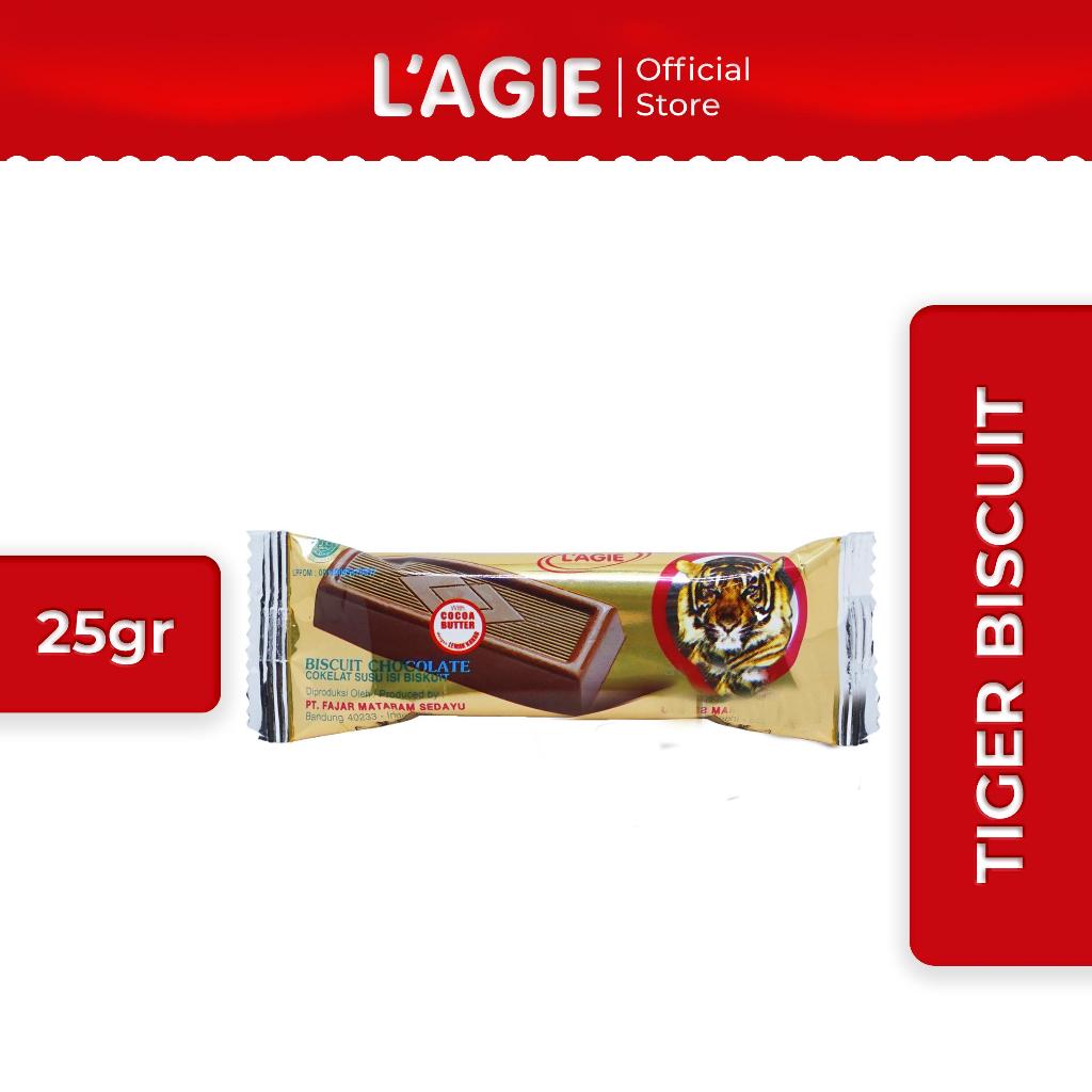 

Lagie Coklat Biskuit Animal Series Tiger 25gr / Coklat Tiger Lagie