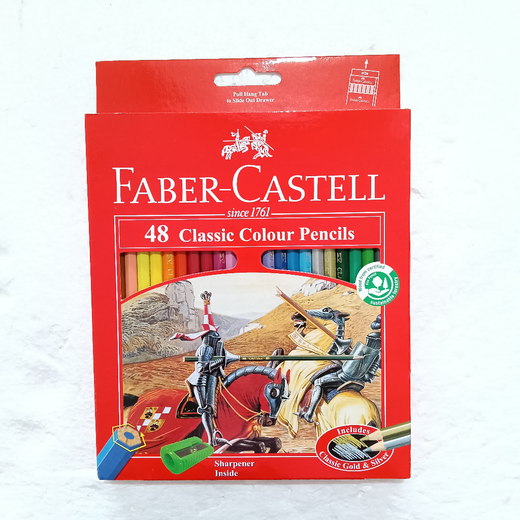 

Faber-Castell Classic Colour Pencils 48 Warna – Kualitas Premium
