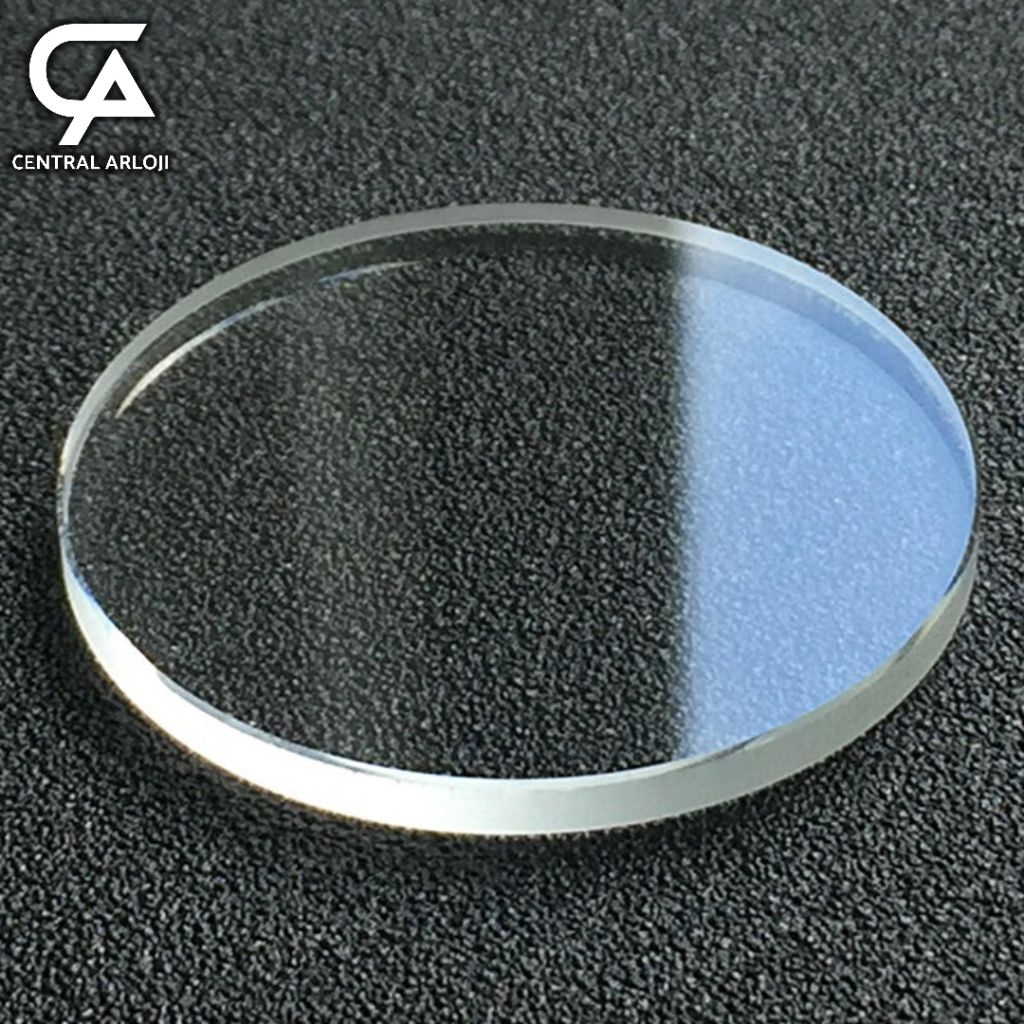 Kaca Crystal Jam Tangan Datar Ketebalan 4mm