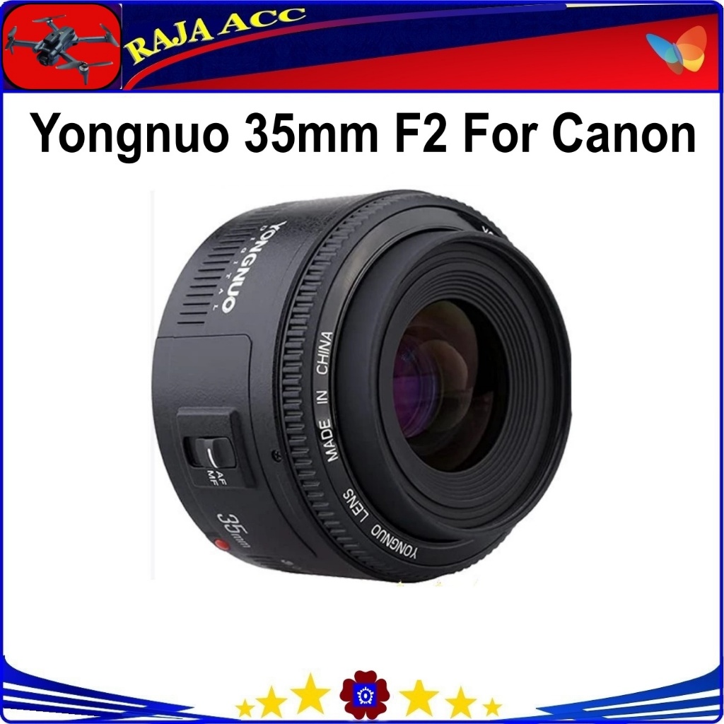 Yongnuo 35mm f/2 Lens for Canon EF - Lensa Yongnuo 35MM For Canon
