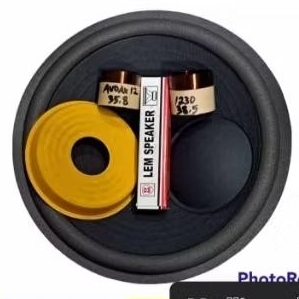 Daun speaker 10" Wofer fulset lubang coil 35,5 dgn 2 spul speaker 35,8mm dan 38,5mm