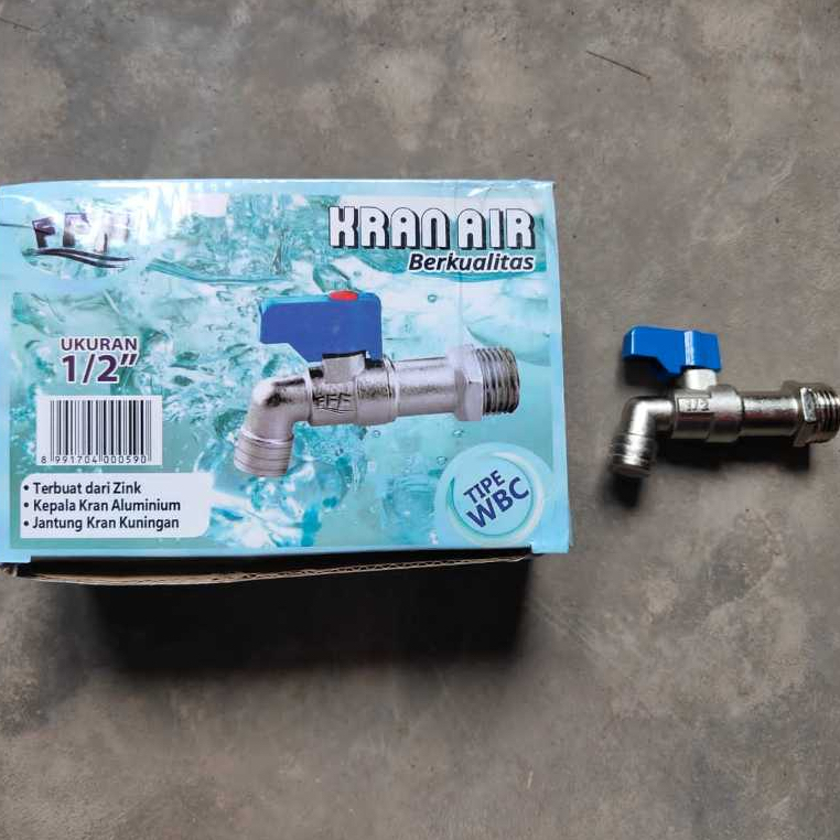 Kran Besi Pipa 1/2inch/Kran Air Cebol Besi