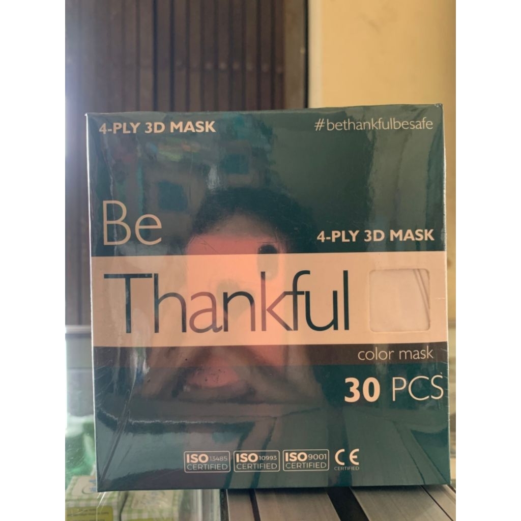Be Thankful 4-ply 3D mask