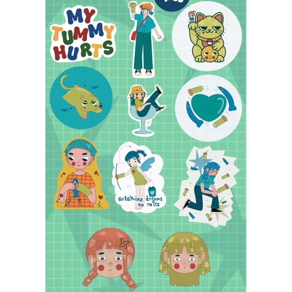 

vinyl die cut sticker neko