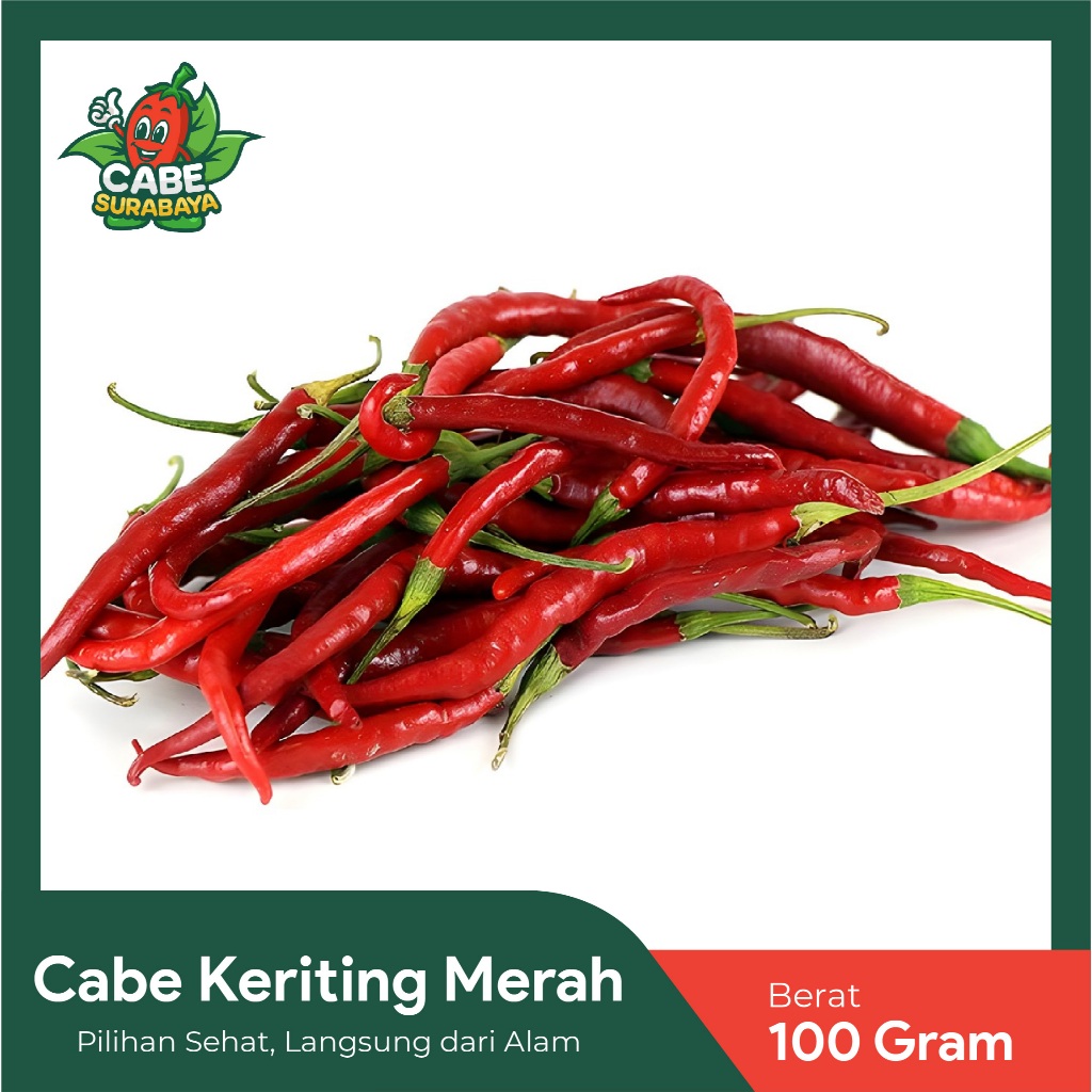 

Cabe Keriting Merah 100gr