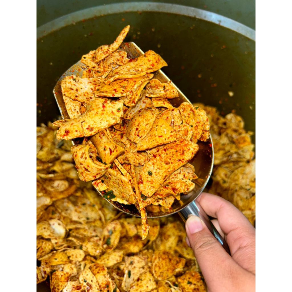 

Kripik basreng bumbu sultan | Camilan kekinian | Camilan sultan