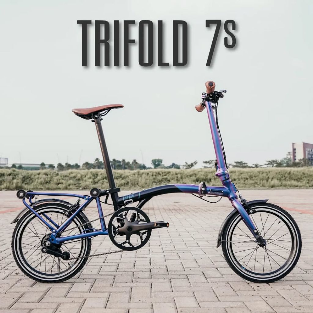 promo sepeda lipat united trifold 7s