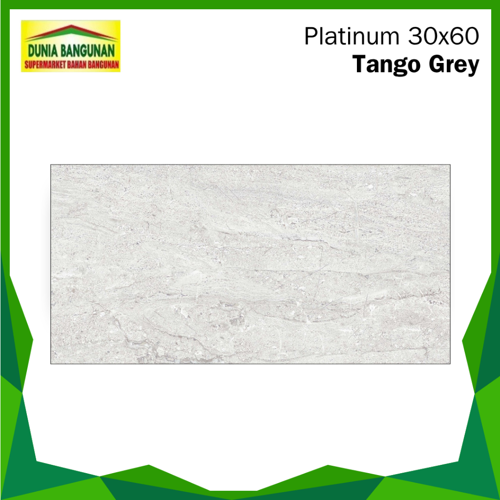 Keramik Dinding 30x60 Platinum Tango Grey Keramik Dinding Marble Kamar Mandi Dapur