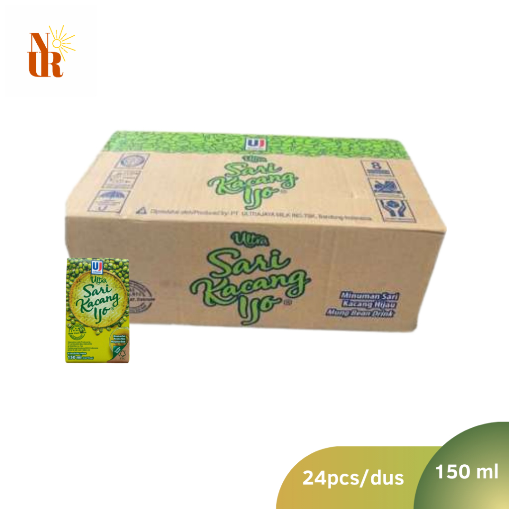 

UltraJaya Sari Kacang Ijo 150 ml Isi 24 pcs (Karton)
