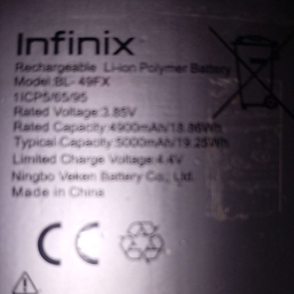 baterai infinix smart 6 nfc bekas ori copotan