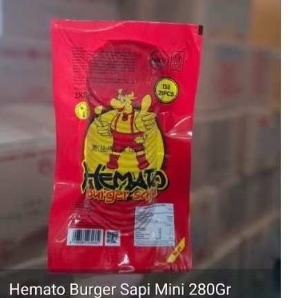 

HEMATO BEEF BURGER ISI 20 MINI