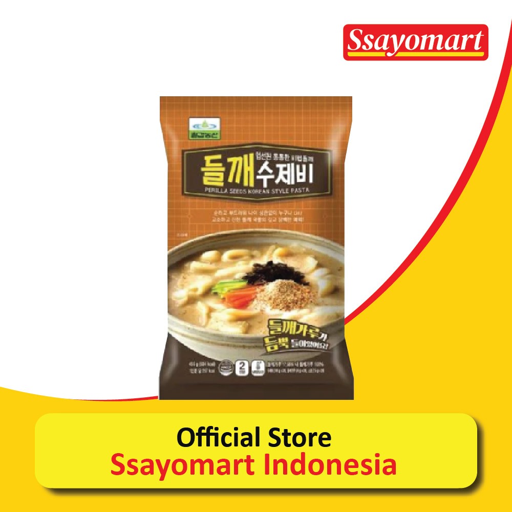 

PERILLA SEED KOREAN STYLE PASTA (DEULKE SUJEBI) 455g