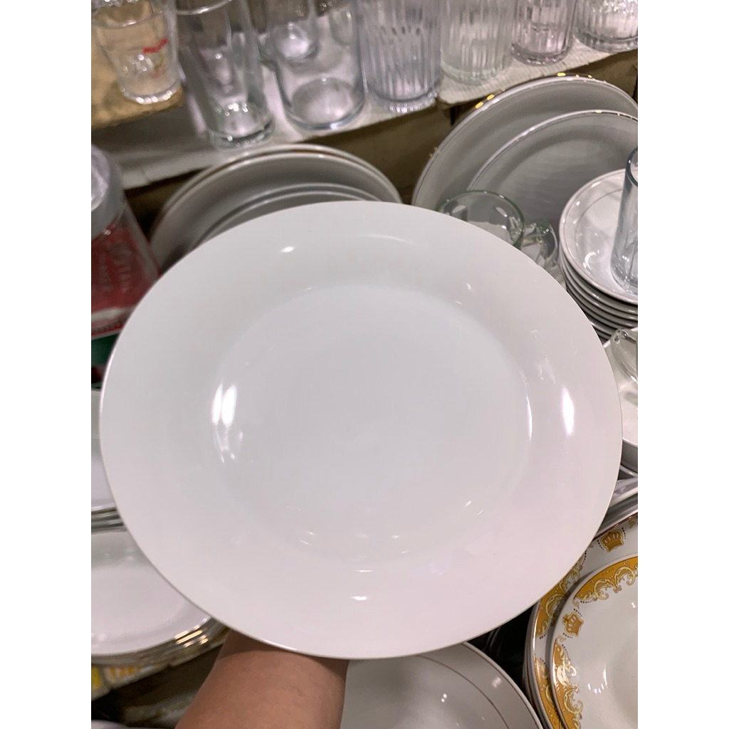 PIRING KERAMIK 10 INC CEPER 27 CM  MERK PIRAMIDE (1 LUSIN)