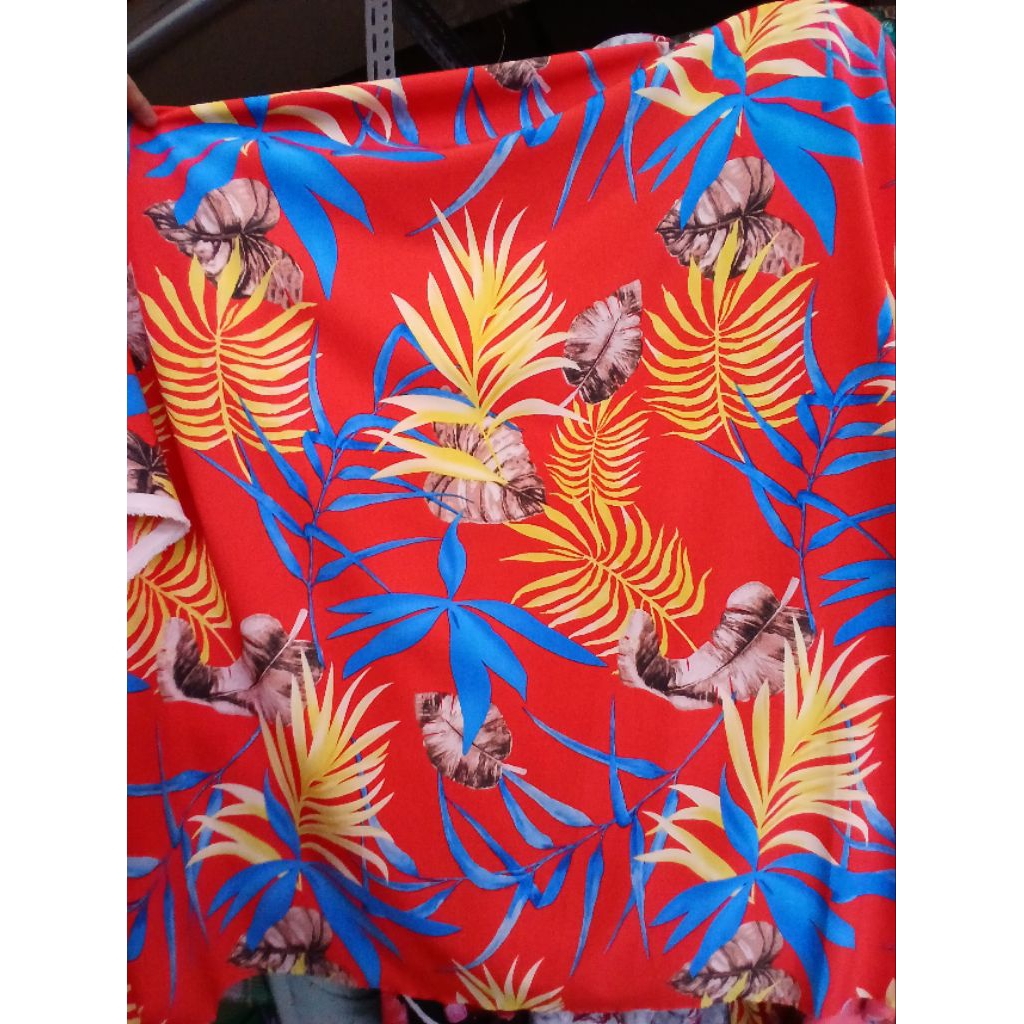 Kain/Bahan moscrepe garment meteran//Kain moscrepe meteran