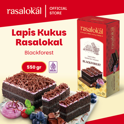 

Rasalokal Lapis Kukus Blackforest - Reguler Pack (550 gr)