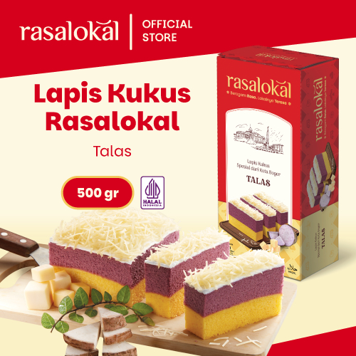 

Rasalokal Lapis Kukus Talas - Reguler Pack (500 gr)