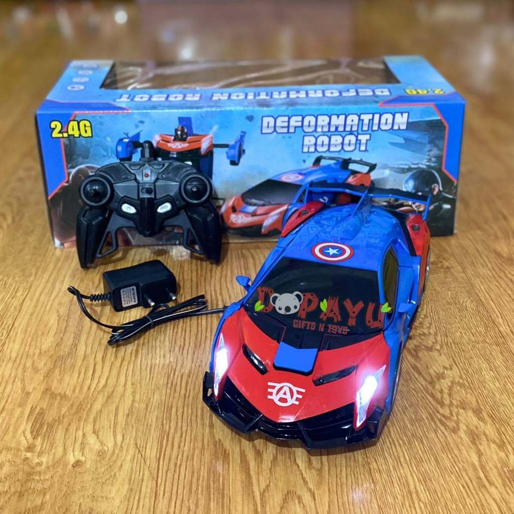 Mainan Mobil mobilan jadi Robot RC DEFORMATION ROBOT 777-AR Mobil Superhero Robot-Robotan