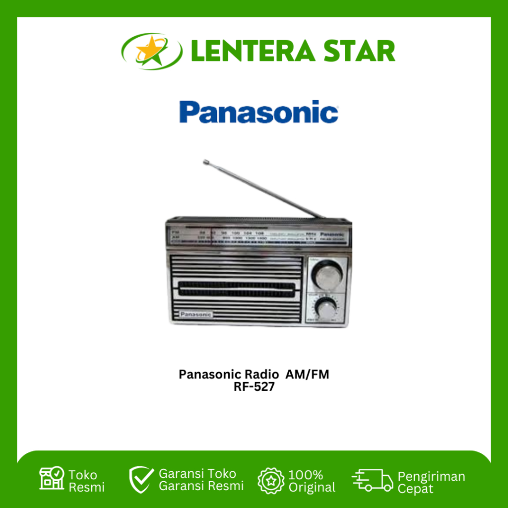 Radio Panasonic RF 5270 Radio Panasonic Am/Fm RF-5270 Radio Portable Vintage Jadul Garansi Resmi