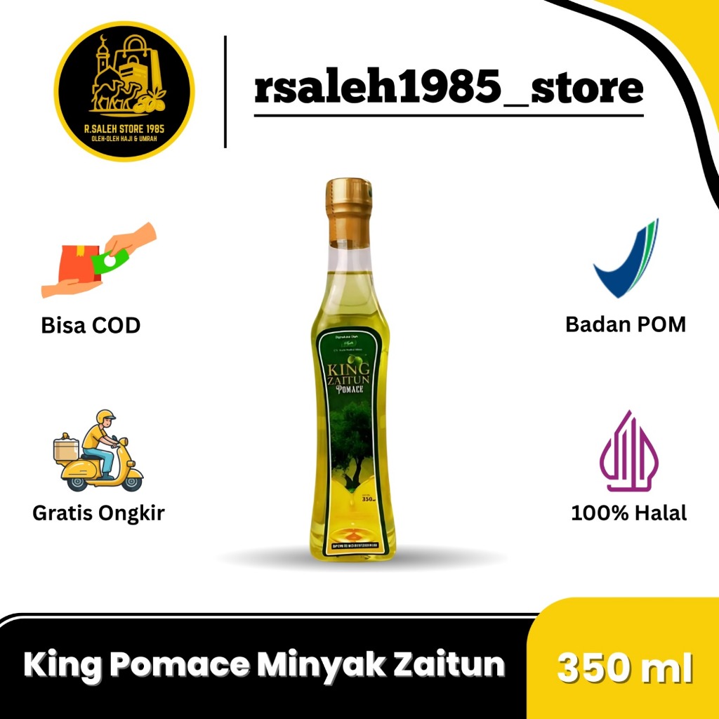 

Minyak Zaitun King Pomace Syifa | Minyak Zaitun KING 350 ml