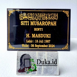 DUKA.ID - LEMPENGAN/PER-CM NISAN MAKAM GRANIT TILE SETENGAH BULAT