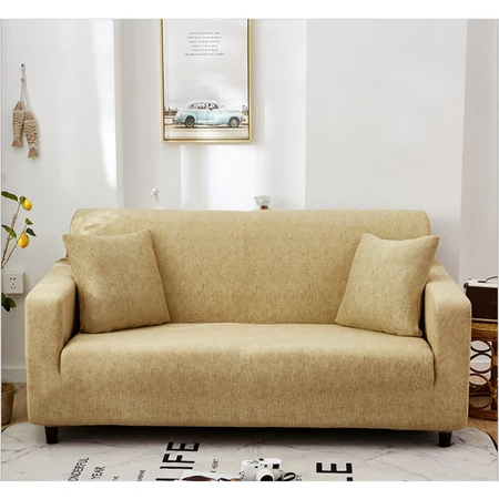 Elastic Sofa Cover Grid / Sarung Sofa Kain Penutup Sofa Elastis Stretch Bermotif Garis / Sarung Peli