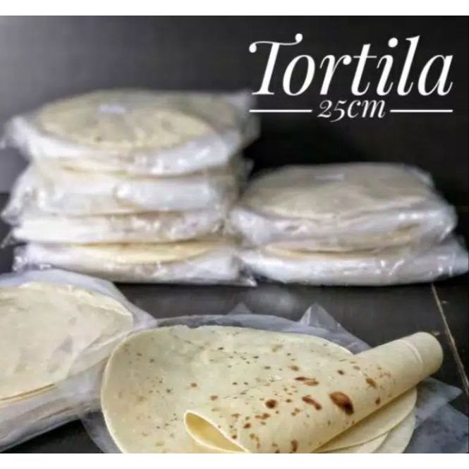 

Tortila Kulit Kebab 25cm Isi 20 pcs Tortilla Kebab Wrap Tortilla Kulit Bungkus Kebab