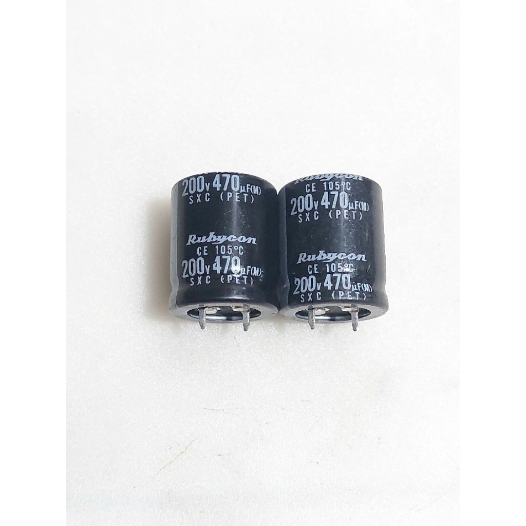 ELKO-470UF-200V-470 200V-RUBYCON ORIGINAL