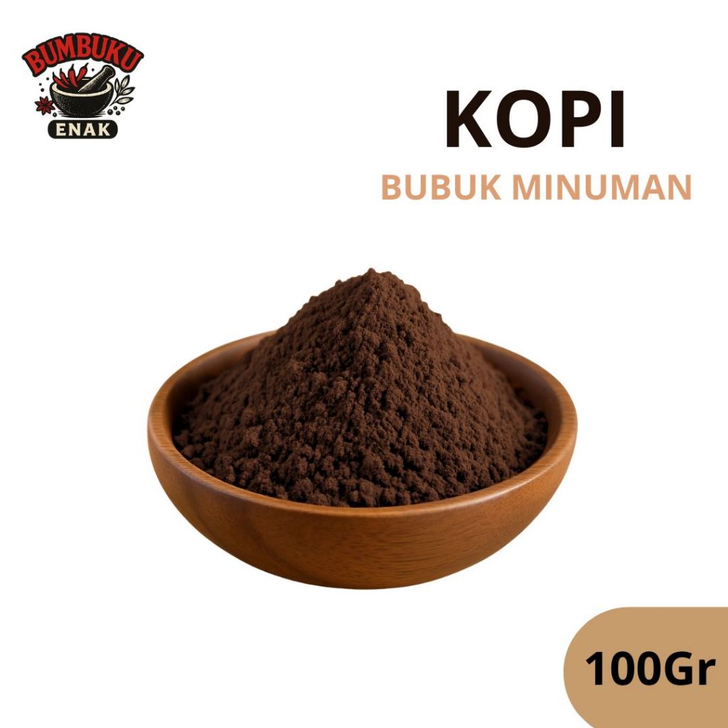 

Bubuk Minuman Kopi 100gr Rasa Kuat & Aromatik – Cocok untuk Jualan Es Kopi Susu & Seduhan Harian