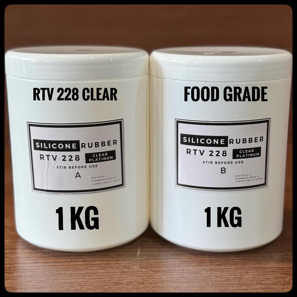 SILICONE RUBBER RTV 228 CLEAR FOOD GRADE 2 KG