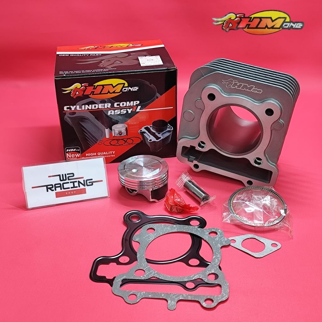 Blok Seher HM1 Boring Bore Up Mio J GT Fino FI Xride Soul Gt 115 Racing Piston Ring Cylinder Set Ori
