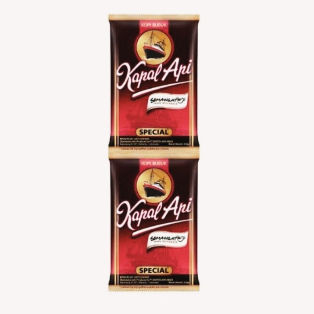 

Kopi Kapal Api Special/Tanpa Gula @10sachet