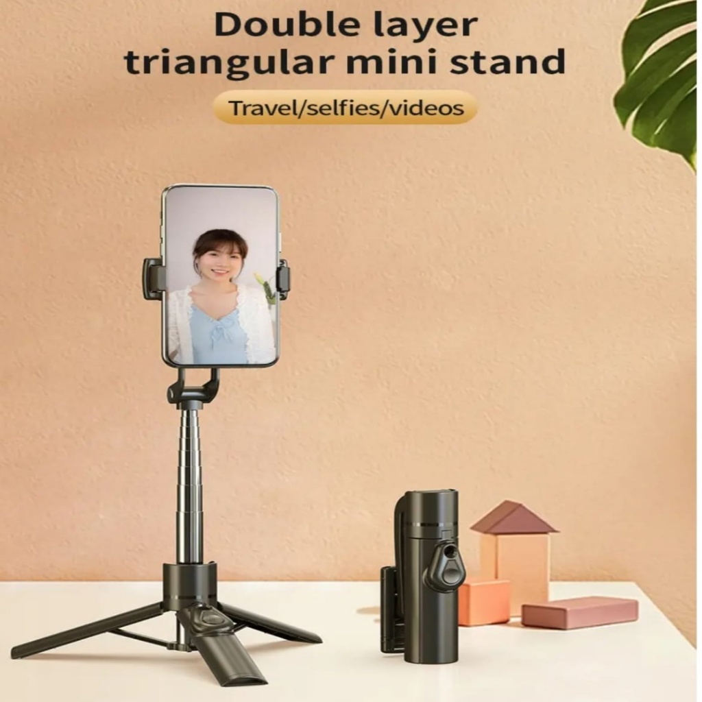 Tongsis Bluetooth A33P Selfie Stick Tripod Super Mini Portable For Smartphone