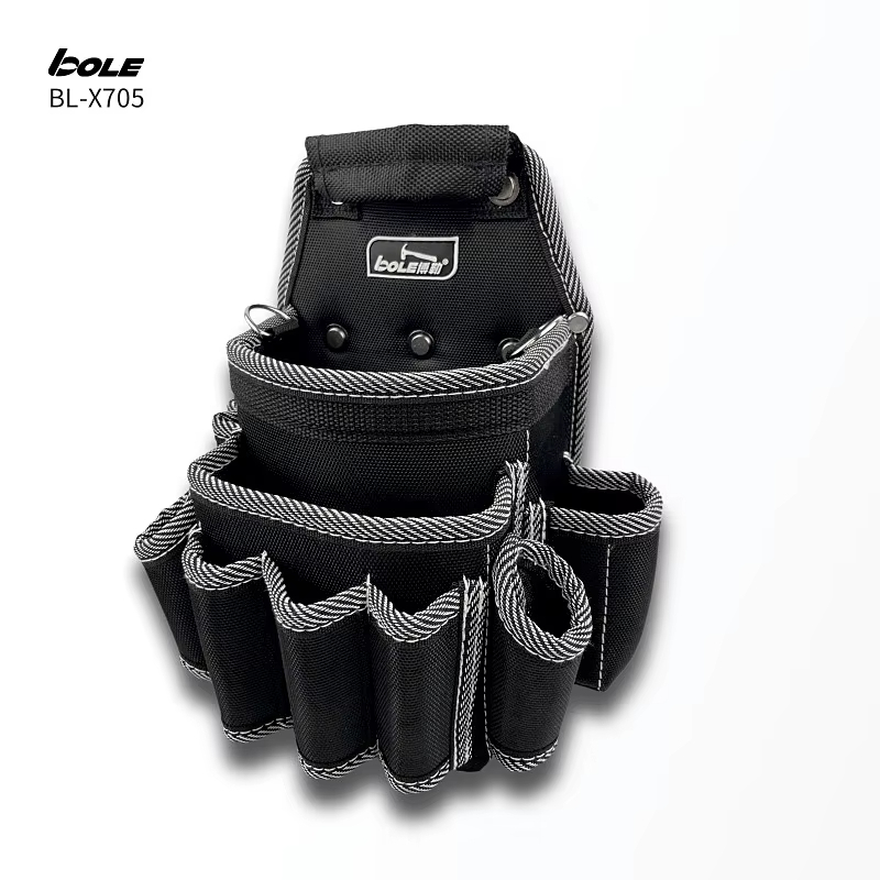 RIMAN Tas Pinggang Perkakas Khusus Tukang Listrik Tas Penyimpanan Perkakas