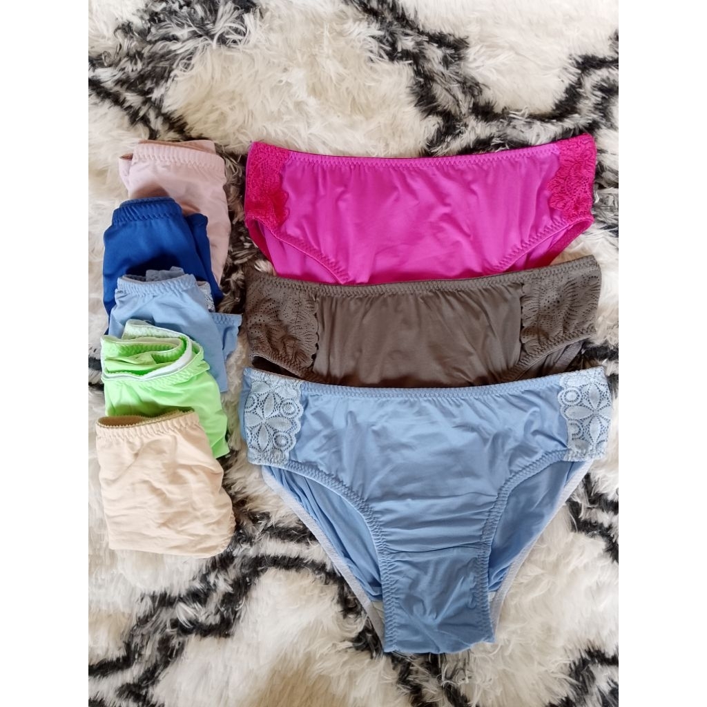 Satu Kodi /20 Pcs Celana Dalam Wanita Motif Renda Termurah