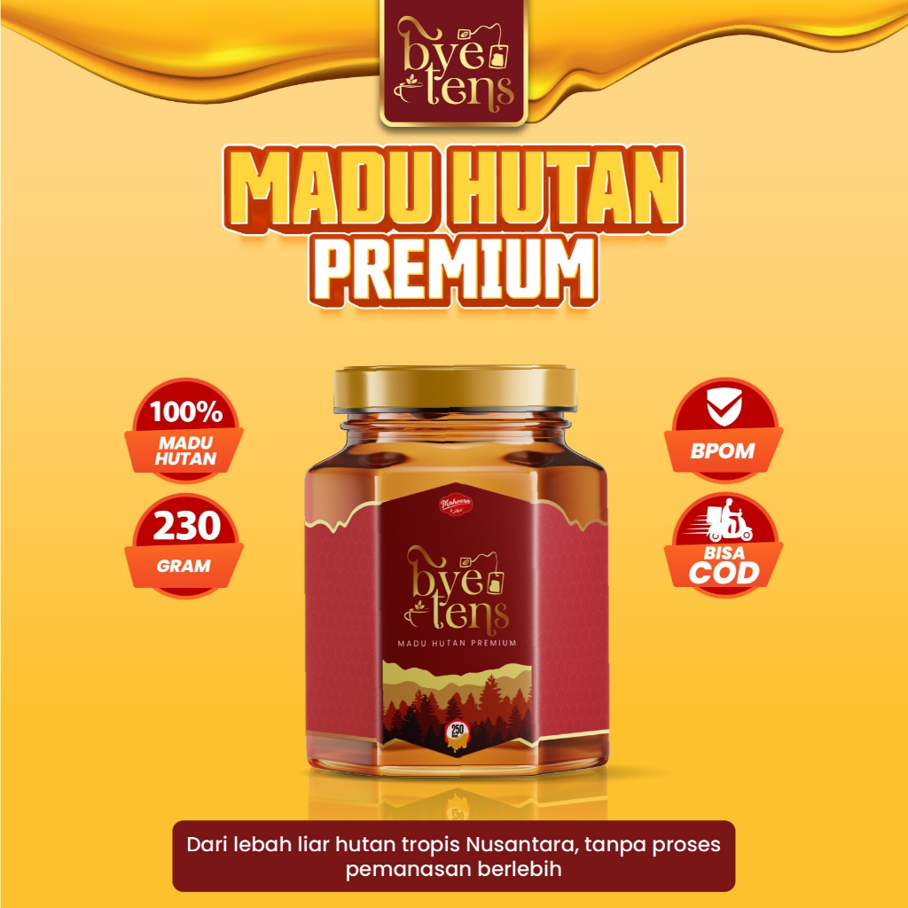 

Bye Tens - Madu Hutan Asli, Rahasia Tubuh Sehat dan Energi Maksimal