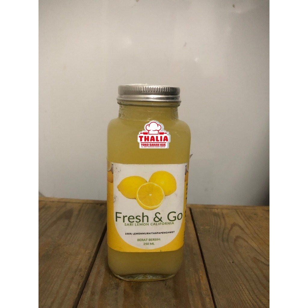 

FRESH & GO LEMON CAIR 250ML, KEMASAN BELING KHUSUS KURIR INSTAN